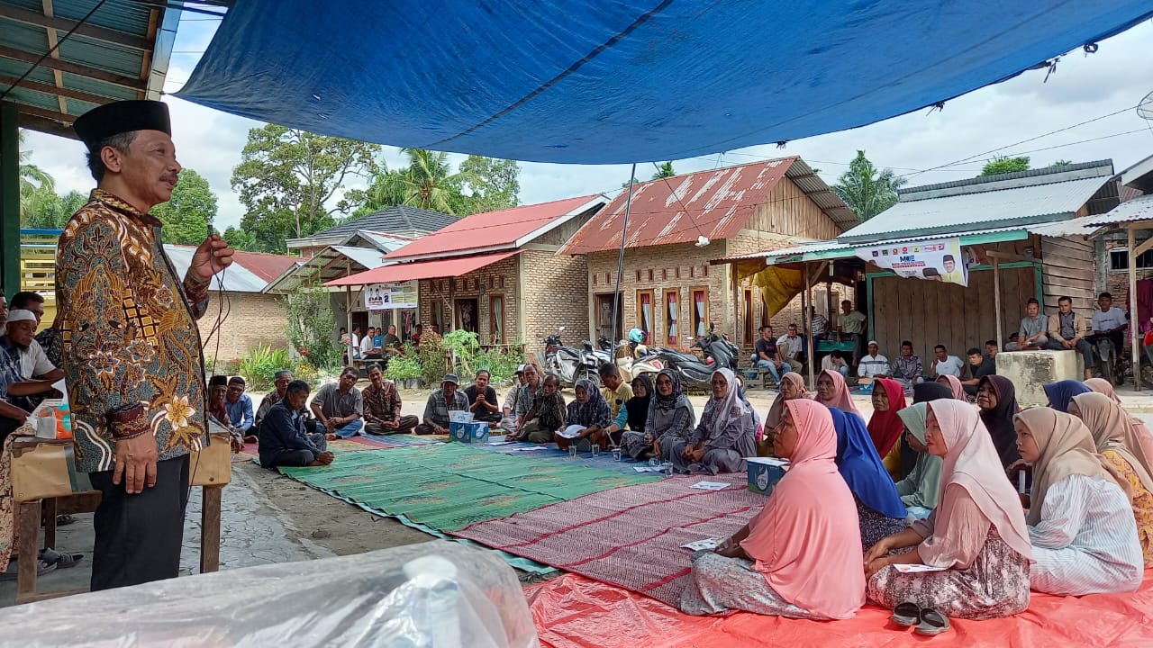 Masyarakat Kampung Sumpur Sejati Dukung Pasangan Maraondak Desrizal